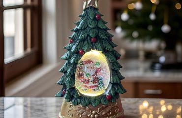 Introducing the Bristol Santa House Keepsake Snow Globe!